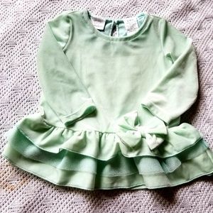 Mint green velvet dress (koala kids)
